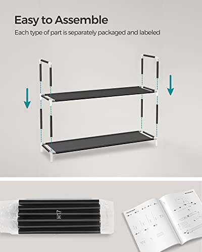 SONGMICS 5-Tier Shoe Rack, Slim Storage, ULSH55H - Image 5