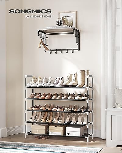 SONGMICS 5-Tier Shoe Rack, Slim Storage, ULSH55H - Image 2