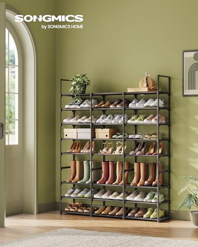 SONGMICS 8-Tier Stackable Shoe Storage Rack - Image 2