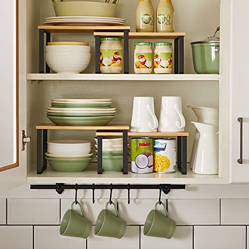 SONGMICS Bamboo Shelf And Spice Racks UKCS02NB - Image 3