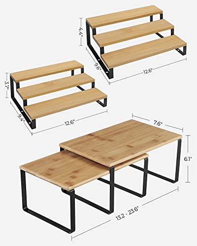 SONGMICS Bamboo Shelf And Spice Racks UKCS02NB - Image 5