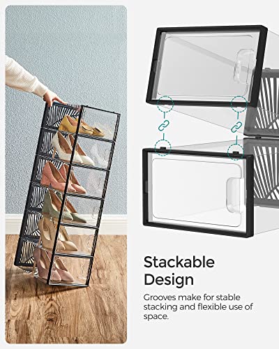 SONGMICS Clear Shoe Boxes, Set Of 18, ULSP106B18 - Image 4