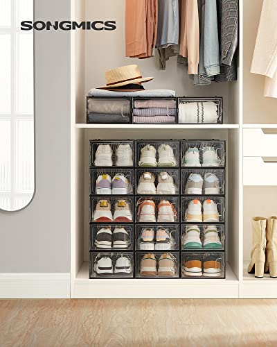 SONGMICS Clear Shoe Boxes, Set Of 18, ULSP106B18 - Image 2