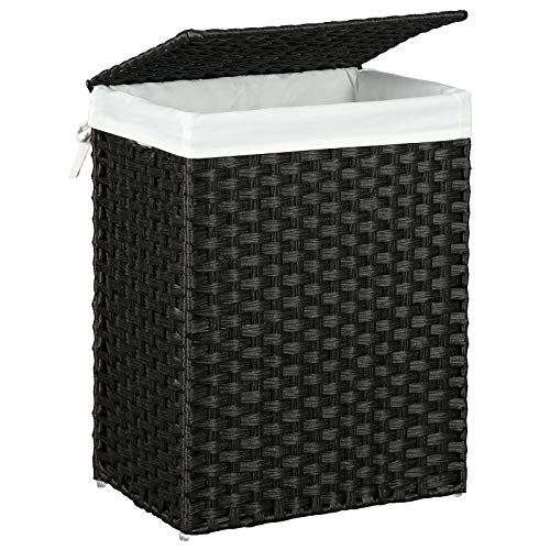 SONGMICS Handwoven Laundry Hampers With Lid - Image 2
