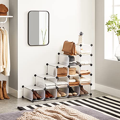 SONGMICS Space-Saving 15-Slot Shoe Organizer ULPC44S - Image 2