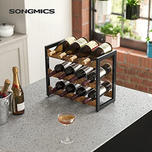SONGMICS Wine Rack, 3 Tier Tabletop Organizer - Image 3