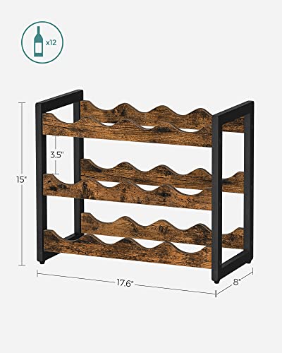 SONGMICS Wine Rack, 3 Tier Tabletop Organizer - Image 4