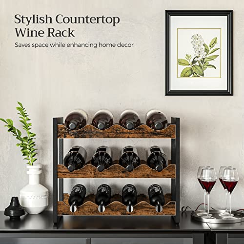 SONGMICS Wine Rack, 3 Tier Tabletop Organizer - Image 2