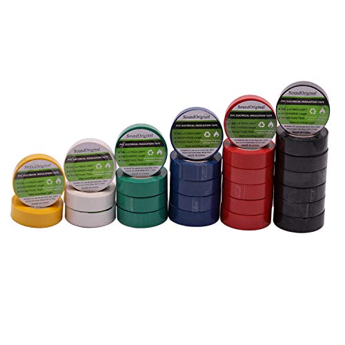 SoundOriginal Multicolor Electrical Tape 6 Pack - Image 5