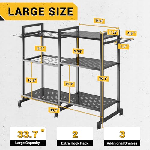SOYEEZE Garden Tool Organizer, Heavy Duty Rack - Image 5