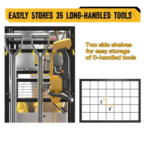 SOYEEZE Garden Tool Organizer, Heavy Duty Rack - Image 2