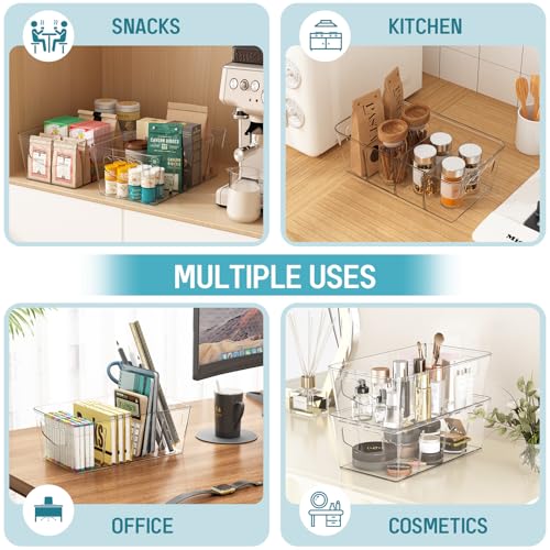 SPACEKEEPER Clear Pantry Storage Bins, 2 Pack - Image 4