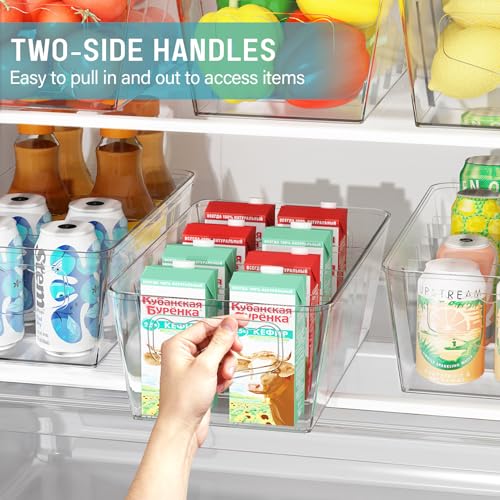 SPACEKEEPER Clear Pantry Storage Bins, 2 Pack - Image 5