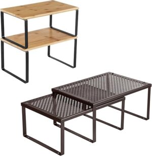 SONGMICS Spice Racks Bundle, 4-Piece UKCS01BR