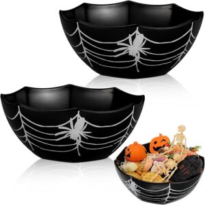 Shellwei Spider Web Halloween Candy Bowls