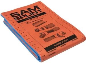 Rescue Essentials Splint – Original 24″ Flat- Orange/Blue