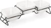 ZENFUN Square Bowl Chip & Dip Serving Set