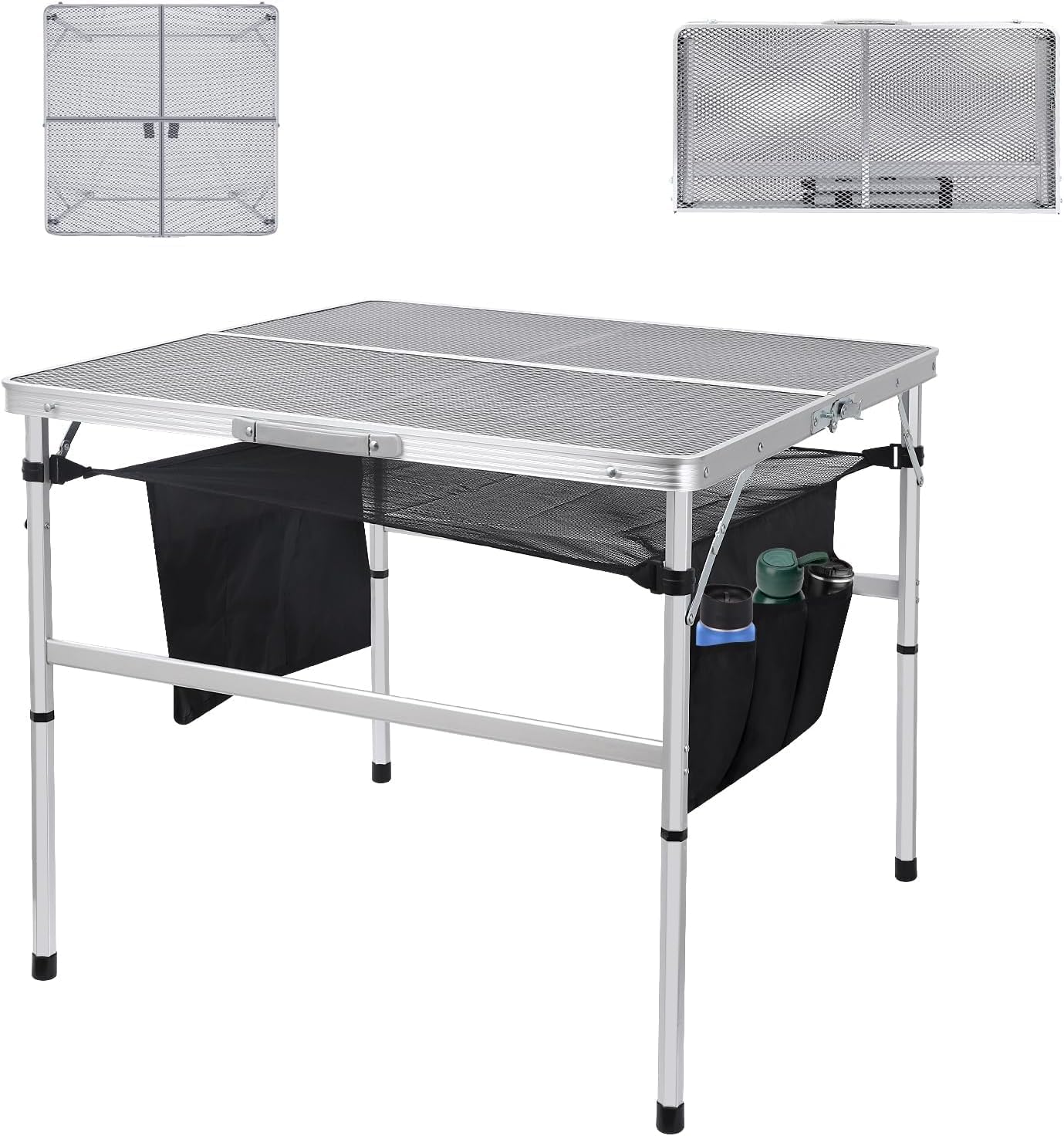 Nice C Square Grill & Camping Table With Cooler