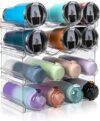 spospo Stackable 4 Tier Water Bottle Organizer
