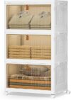 Proarea Stackable Plastic Storage Bins With Lid