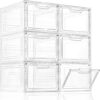 Freebat Stackable Storage Bins With Lids