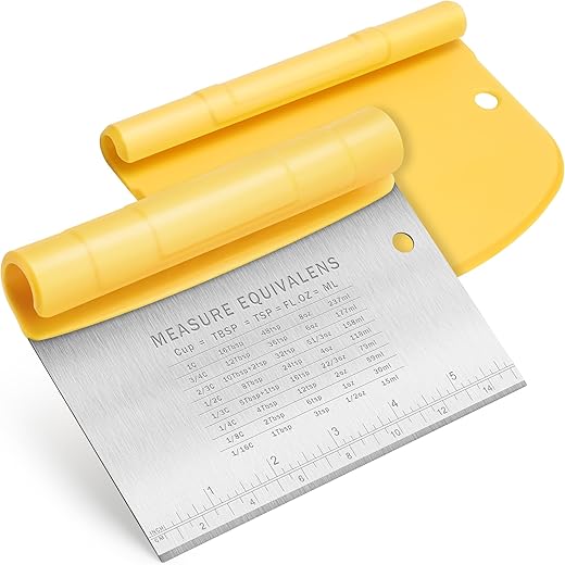 Urbanstrive Stainless Steel Dough Cutter And Scraper