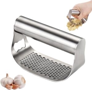 Atoxionull Stainless Steel Garlic Press Rocker