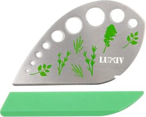 Luxiv Stainless Steel Herb Stripping Tool