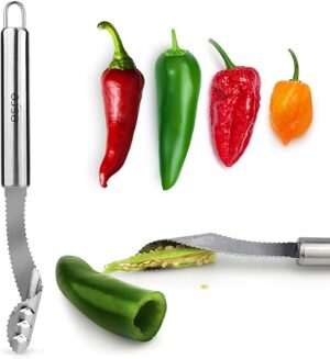 ESRE Stainless Steel Jalapeno Pepper Corer Tool