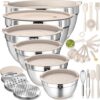Umite Chef Stainless Steel Mixing Bowls With Lids