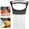 WARSPOT Stainless Steel Onion Slice Holder Tool (1 PCS)