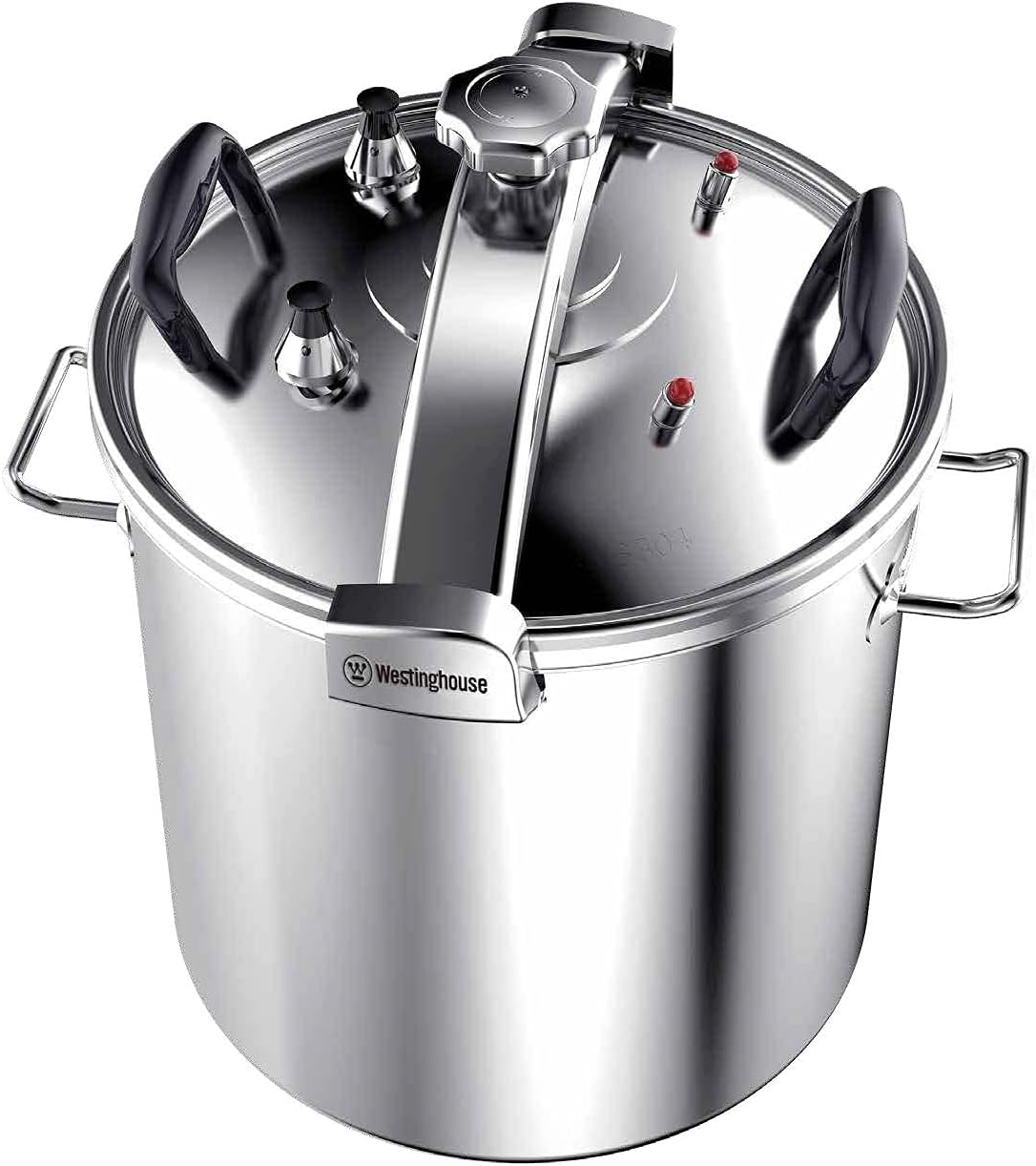 Westinghouse Stainless Steel Pressure Cooker, 53.5 Quart