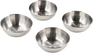 GUEDKIKL Stainless Steel Sauce Dishes Set