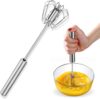 CYX Stainless Steel Semi-Automatic Eggbeater