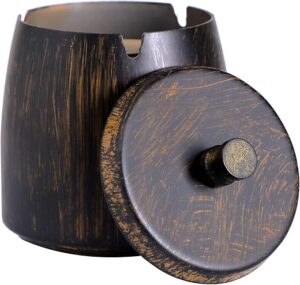 INONE Stainless Steel Smokeless Windproof Ashtray