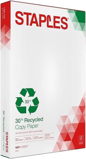 STAPLES Staples 580336 Recycled 11×17 Paper