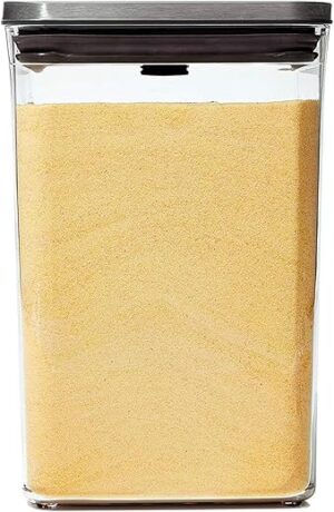 OXO Steel POP Container Medium Square – 4.4 Qt