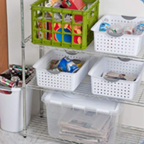 Sterilite Large Ultra Basket, Open Storage Bin - Image 2