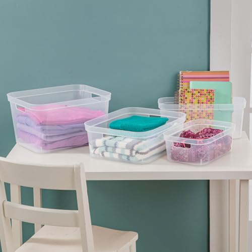 Sterilite Medium Modern Storage Bin With Handles - Image 3