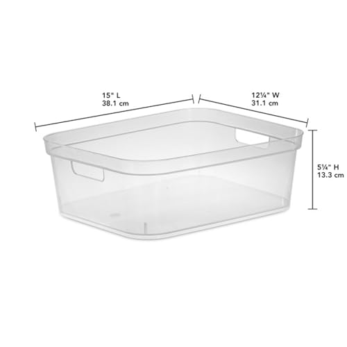 Sterilite Medium Modern Storage Bin With Handles - Image 2