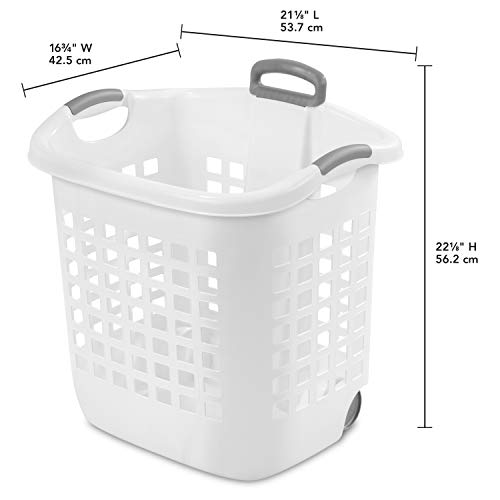 Sterilite Ultra Wheeled Laundry Basket, 4-Pack - Image 4