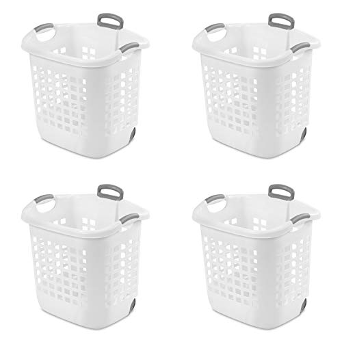 Sterilite Ultra Wheeled Laundry Basket, 4-Pack - Image 2