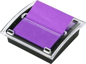 EOOUT Sticky Note Dispenser, Black Pop-up Holder