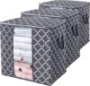 WISELIFE Storage Bags 100L Large Blanket Containers