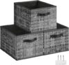 SONGMICS Storage Baskets Set Of 3 Bins