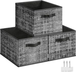 SONGMICS Storage Baskets Set Of 3 Bins