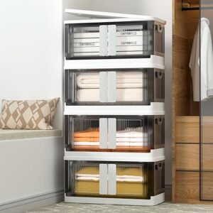 Idle Way Storage Bins With Lids, 4 Pack