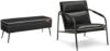VASAGLE Storage Ottoman Bench, Ink Black ULOM074B01