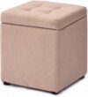 MGEMJMJ Storage Ottoman Cube Box Footstool (Color:E)