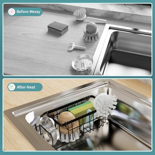 StorageRight 4-in-1 Sponge Holder With Adhesive Hook - Image 5